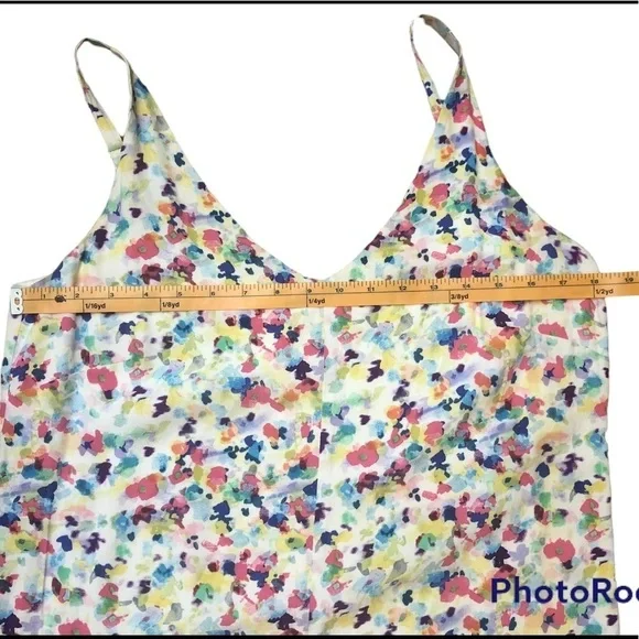 Meadow Floral Water Color Slip Dress by CAbi - Picture 14 of 16